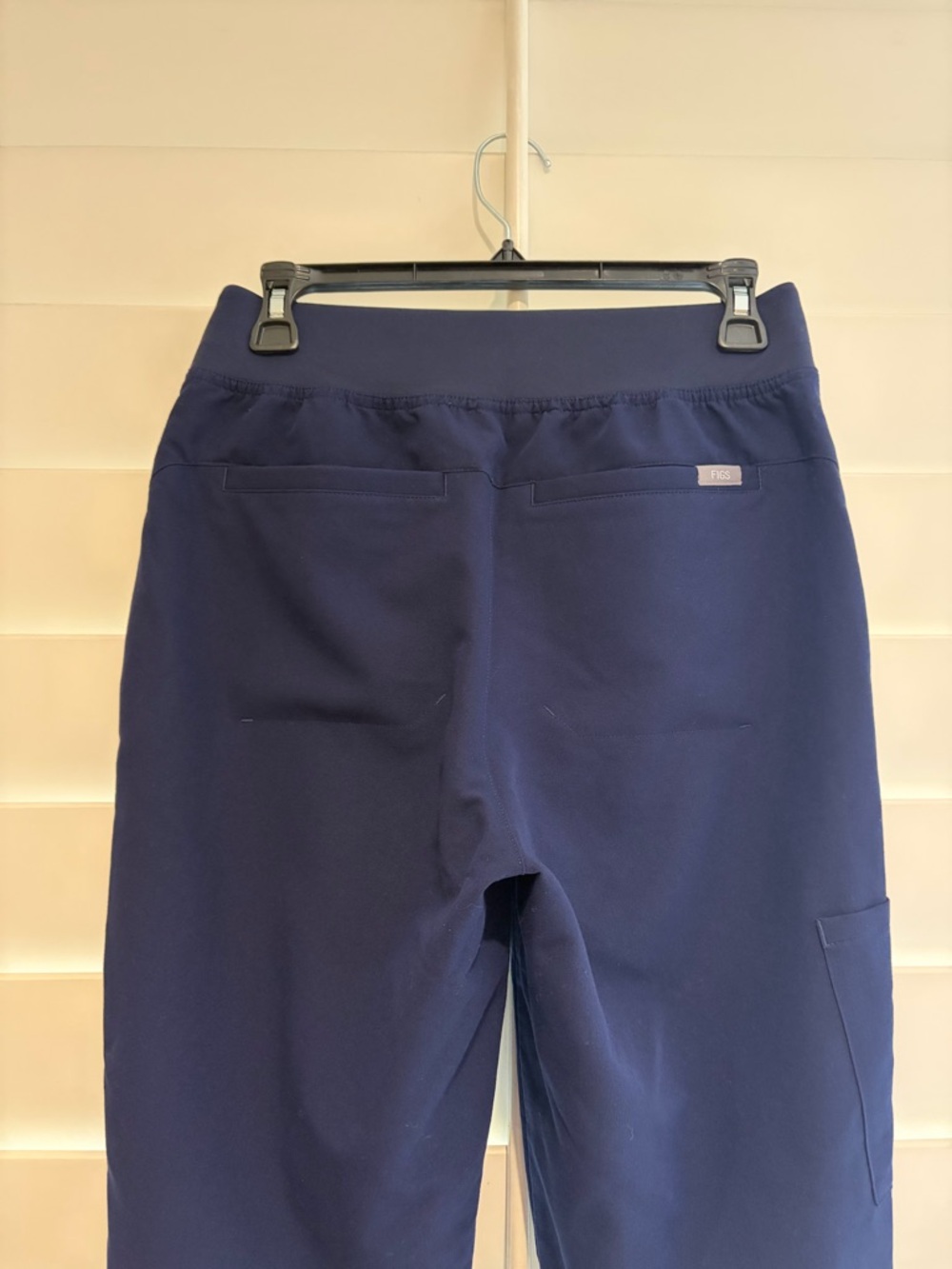 FIGS NEW High Waisted Alva Skinny Fit Tapered Pants Scrub Pant S Navy Blue - Picture 8 of 16